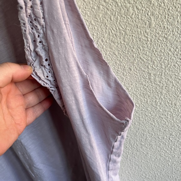 Pilcro Ruffle Raw Hem Tank Top - Picture 3 of 7